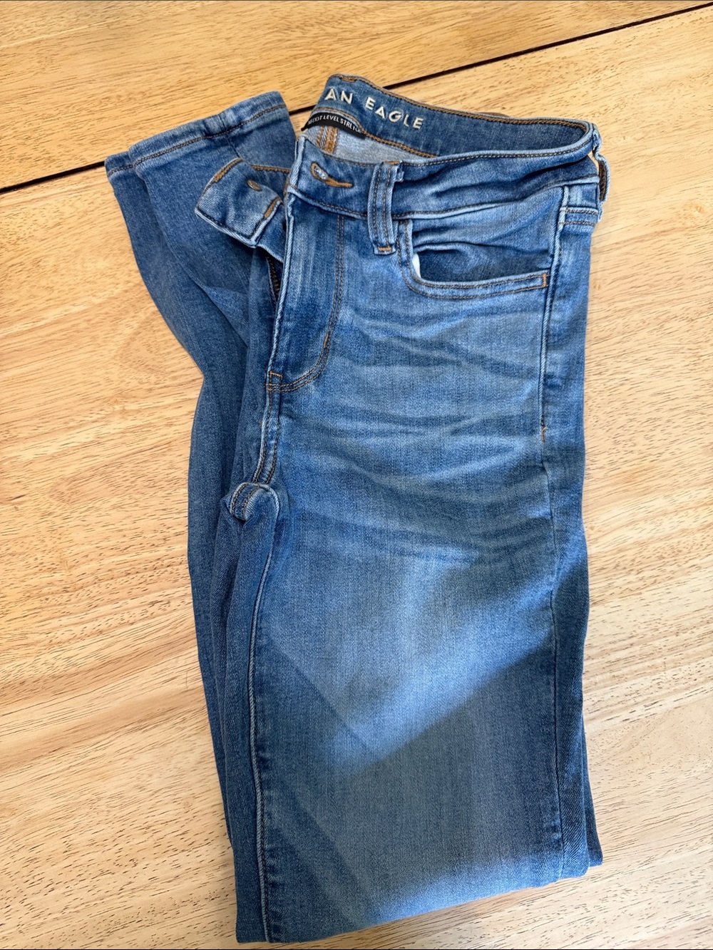 American Eagle Outfitters Women’s Skinny Jeans - Blue Wash
